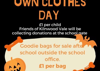 Wear your own clothes day - Friday 22nd October!